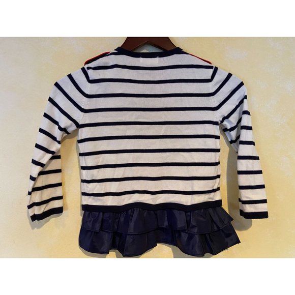 Girls Size 10Y Nicholas & Bears Stripe Cardigan Nautica Sweater - Picture 3 of 3